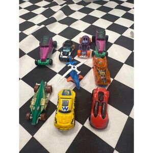 Vintage Toy Car Lot, Hot Wheels Style Cars, Helicopter, Racing Theme